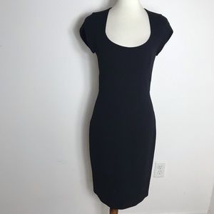 Emilio Pucci Black Shift Dress Exposed back